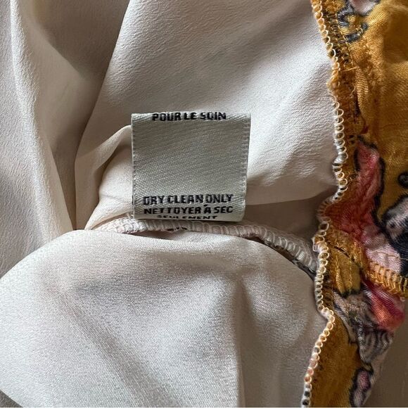 Anthropologie Ranna Gill Ruched Floral Mini Dress NEW Size Small - Picture 10 of 10